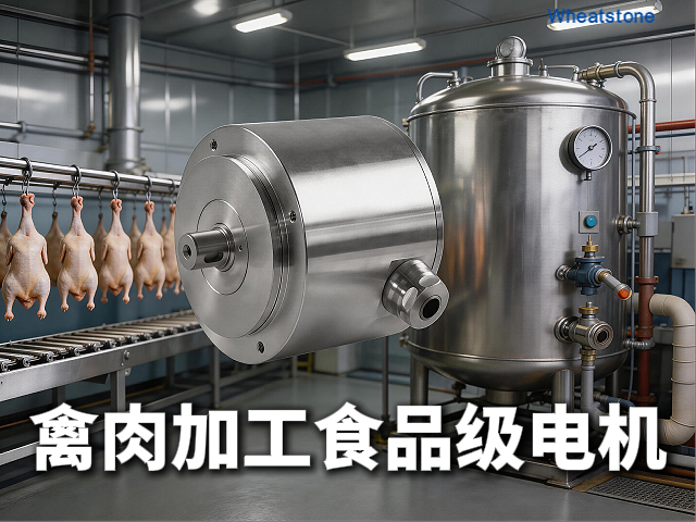 禽肉加工线IP69K电机扛住每日高压热水
