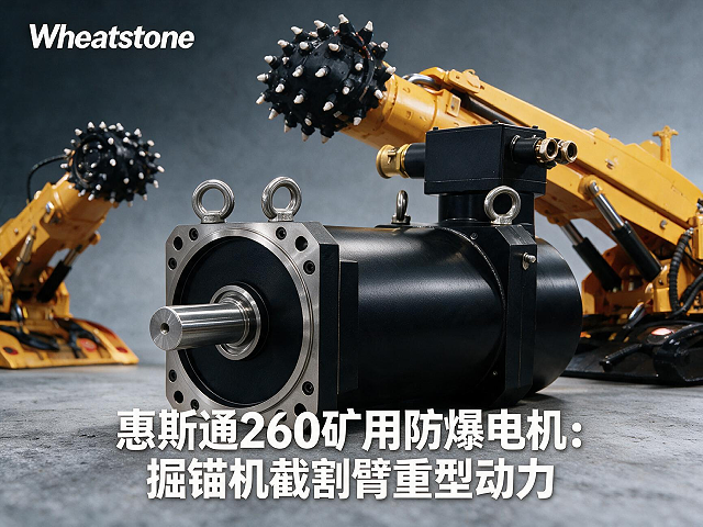惠斯通260矿用防爆电机：掘锚机截割臂重
